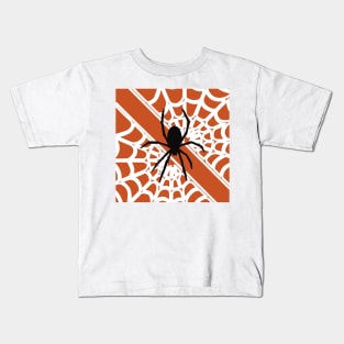 Halloween Spider Web Kids T-Shirt